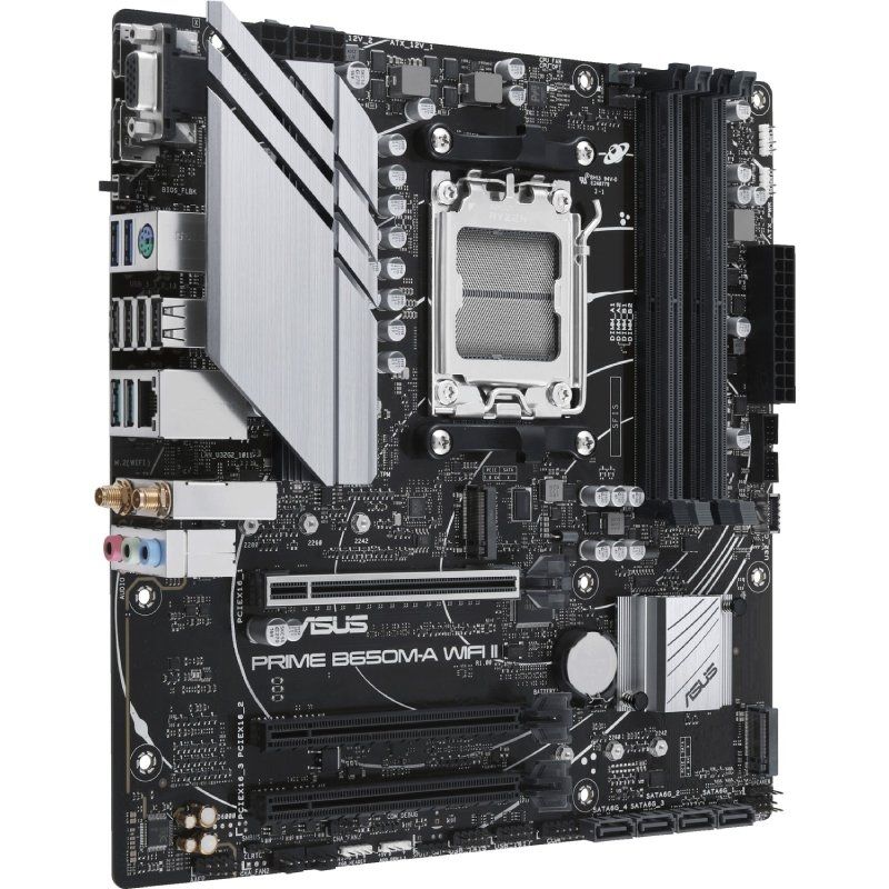 Placa Base Asus Prime B650M-A WIFI II Socket AM5/ DDR5/ PCIe 5.0/ Micro ATX - Imagen 3