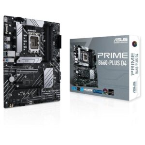 Placa Base Asus Prime B660-PLUS D4 Socket 1700/ DDR4/ PCIe 4.0 4711081523017 90MB18X0-M1EAY0 ASU-PB PRIME B660-PLUS D4