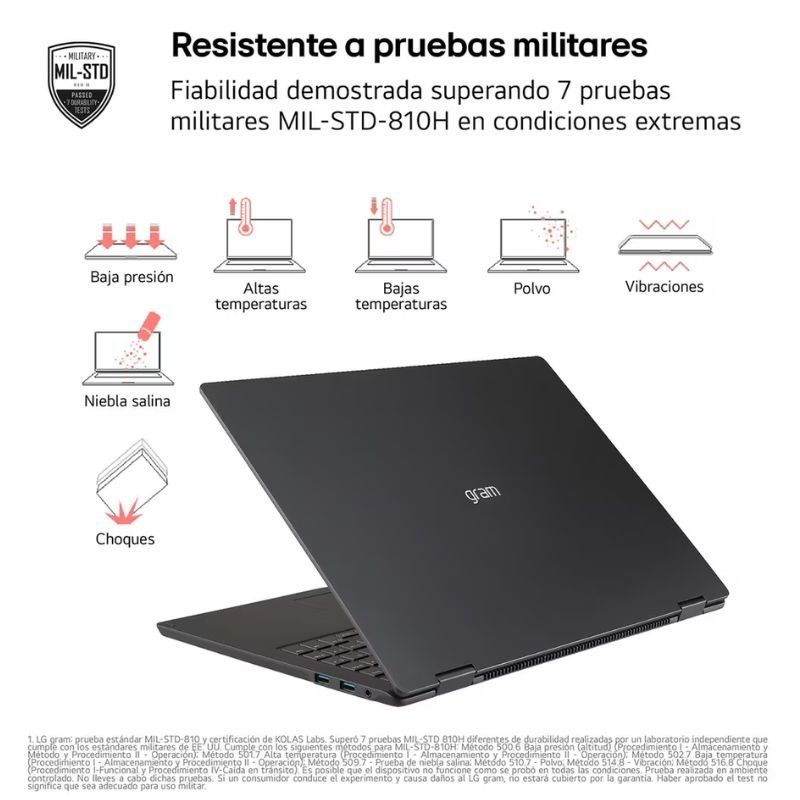 Portátil LG Gram 16Z90TS-G.AU99B Intel Core Ultra 9-288V/ 32GB/ 1TB SSD/ 16"/ Win11 - Imagen 4