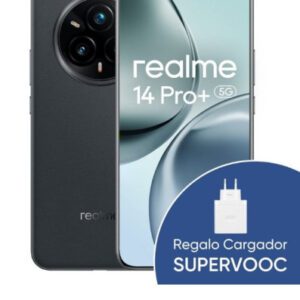 REALME 14 PRO+ 5G 512GB 12GB SUEDE GREY INT NFC + SUPERVOOC 120W POWER ADAPTER WHITE 8431775034181 | P/N: 631011004924BDLE | Ref. Artículo: 1401125
