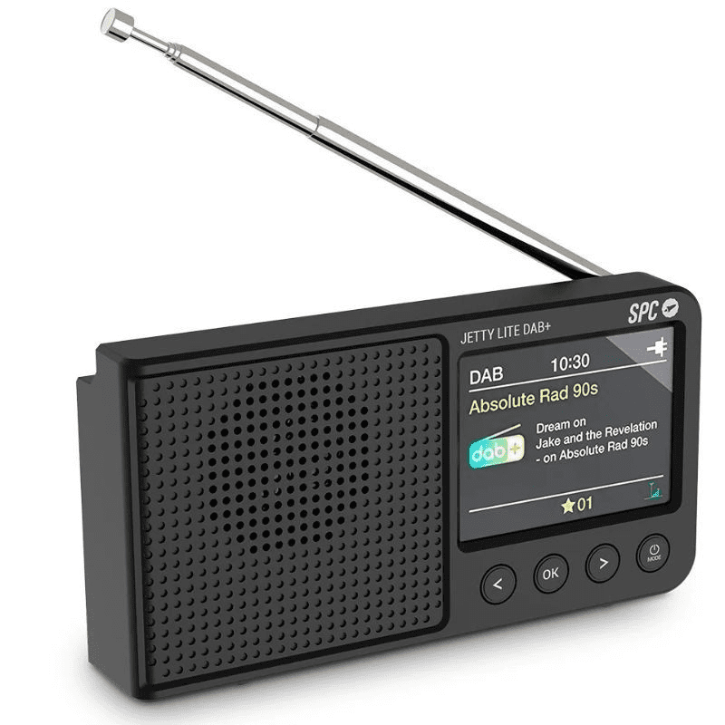 Radio Portátil SPC Jetty Lite Dab+/ Negra 8436609914240 4591N SPC-RADIO 4591N