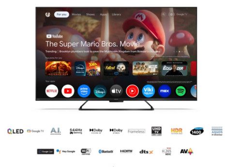 SHARP 55HR7265E GOOGLE TV 55" 5905683272940 | P/N: 4T-C55HR7265EB | Ref. Artículo: 1402950