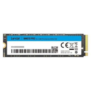 SSD LEXAR M.2 1T 4PCIE3.0 NM610 PRO 843367128723 P/N: LNM610P001T-RNNNG | Ref. Artículo: LNM610P001T-RNNNG