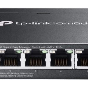 SWITCH TP-LINK OMADA ES205GP 5-PORT GIGA 4-PORT POE+ 8885020620931 ES205GP