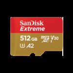 SanDisk Extreme 512 GB MicroSDHC UHS-I Clase 10 0619659189648 | P/N: SDSQXAV-512G-GN6MA | Ref. Artículo: 1377000