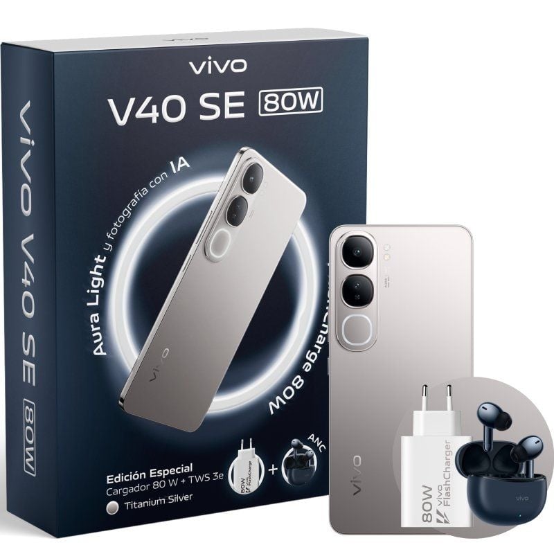Smartphone Vivo V40 SE 80W 8GB/ 256GB/ 6.67"/ 5G/ Titanio - Imagen 5