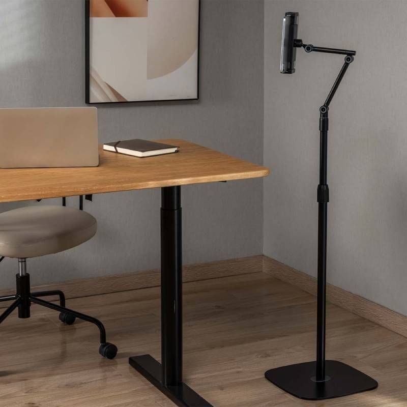 Soporte de Suelo Giratorio/ Inclinable/ Nivelable/ Rotable Aisens MSF3P-301 para Tablet 4.7-12.9" - Imagen 4