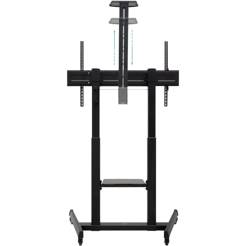 Soporte de Suelo Inclinable con Ruedas TooQ FS20406HM-B para TV de 60-100"/ hasta 120kg - Imagen 2