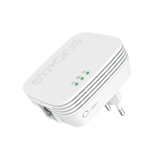 Strong POWERLWF600DUOMINI adaptador de red PowerLine 600 Mbit/s Ethernet Wifi Blanco 2 pieza(s) - Imagen 2
