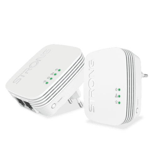 Strong POWERLWF600DUOMINI adaptador de red PowerLine 600 Mbit/s Ethernet Wifi Blanco 2 pieza(s) 9120072375705 | P/N: POWERLWF600DUOMINI | Ref. Artículo: 1382179