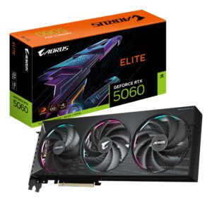 TARJETA GRAFICA GIGABYTE  RTX 5060 AOURUS 8GB GDDR7 4719331356392 9VN5060AE-00-G10