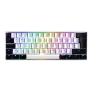 TECLADO GAMING SHARKOON SKILLER SGK50 S4 PT USB RETROILUMINADO MECANICO BLANCO 4044951034666 4044951034666