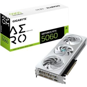 Tarjeta Gráfica Gigabyte GeForce RTX 5060 Aero OC/ 8GB GDDR7 4719331356415 9VN5060AO-00-G10 GIG-GF RTX5060 AER OC 8G