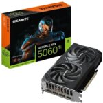 Tarjeta Gráfica Gigabyte GeForce RTX 5060 Ti WindForce Max OC/ 8GB GDDR7 4719331356682 9VN506TWX8-00-G10 GIG-GF RTX5060TI WF M OC 8G