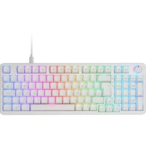 Teclado Gaming Mecánico Mars Gaming MKPROBES/ Switch Azul/ Blanco 8435693110439 MKPROWBES TAC-TEC MKPROBES WH