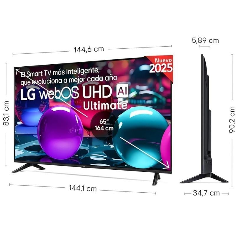Televisor LG UHD 65UA73006LA 65"/ Ultra HD 4K/ Smart TV/ WiFi - Imagen 3