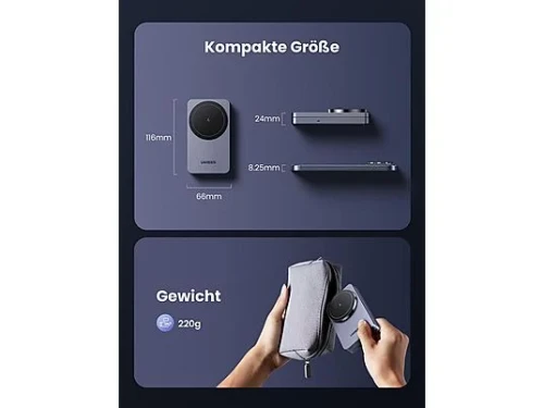 UGREEN 2-IN-1 WIRELESS CHARGER FOR IPHONE + AIRPODS - Imagen 2