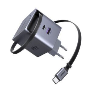 UGREEN 45W 1C1A GAN FAST CHARGER WITH RETRACTABLE USB-C CABLE 6941876268221 | P/N: 65822 | Ref. Artículo: 1402174