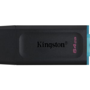 USB 3.2 KINGSTON 64 GB DATATRAVELER EXODIA NEGRO / TURQUESA 0740617309829 DTX/64GB