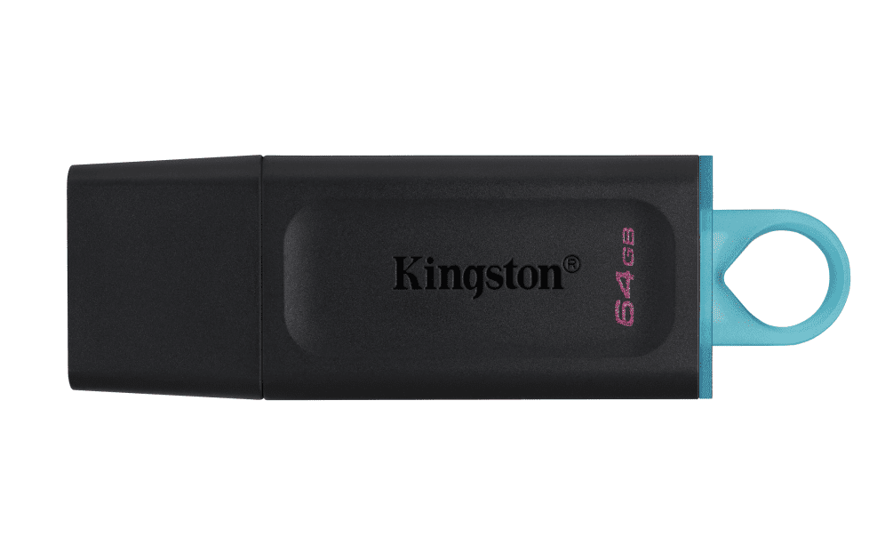 USB 3.2 KINGSTON 64 GB DATATRAVELER EXODIA NEGRO / TURQUESA 0740617309829 DTX/64GB