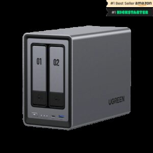 Ugreen NASync DXP2800 NAS System 2-Bay Compacto Intel® N N100 8 GB DDR5 0 TB UGOS Pro Negro 6941876223695 | P/N: 25369 | Ref. Artículo: 1404541