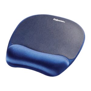 0043859589074 | P/N: 9172801 | Cod. Artículo: DSP0000017851 Alfombrilla con reposamuñecas fellowes memory foam azul