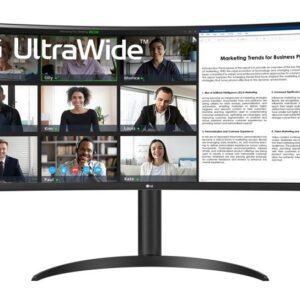 0195174097533 | P/N: 34WR55QK-B | Cod. Artículo: MGS0000024671 Curva lg 34wr55qk - b 34 pulgadas 3440 x 1440 5ms hdmi displayport reg. altura