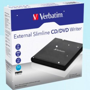 023942989387 | P/N: 98938 | Cod. Artículo: DSP0000028773 Regrabadora externa cd - dvd verbatim slimline usb 2.0