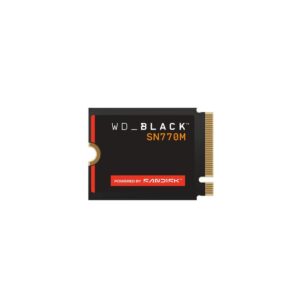 0619659207243 | P/N: WDBDNH0010BBK-WRSN | Cod. Artículo: DSP0000037799 Disco duro interno ssd wd black sn770m rog ally 1tb m.2 pcie4