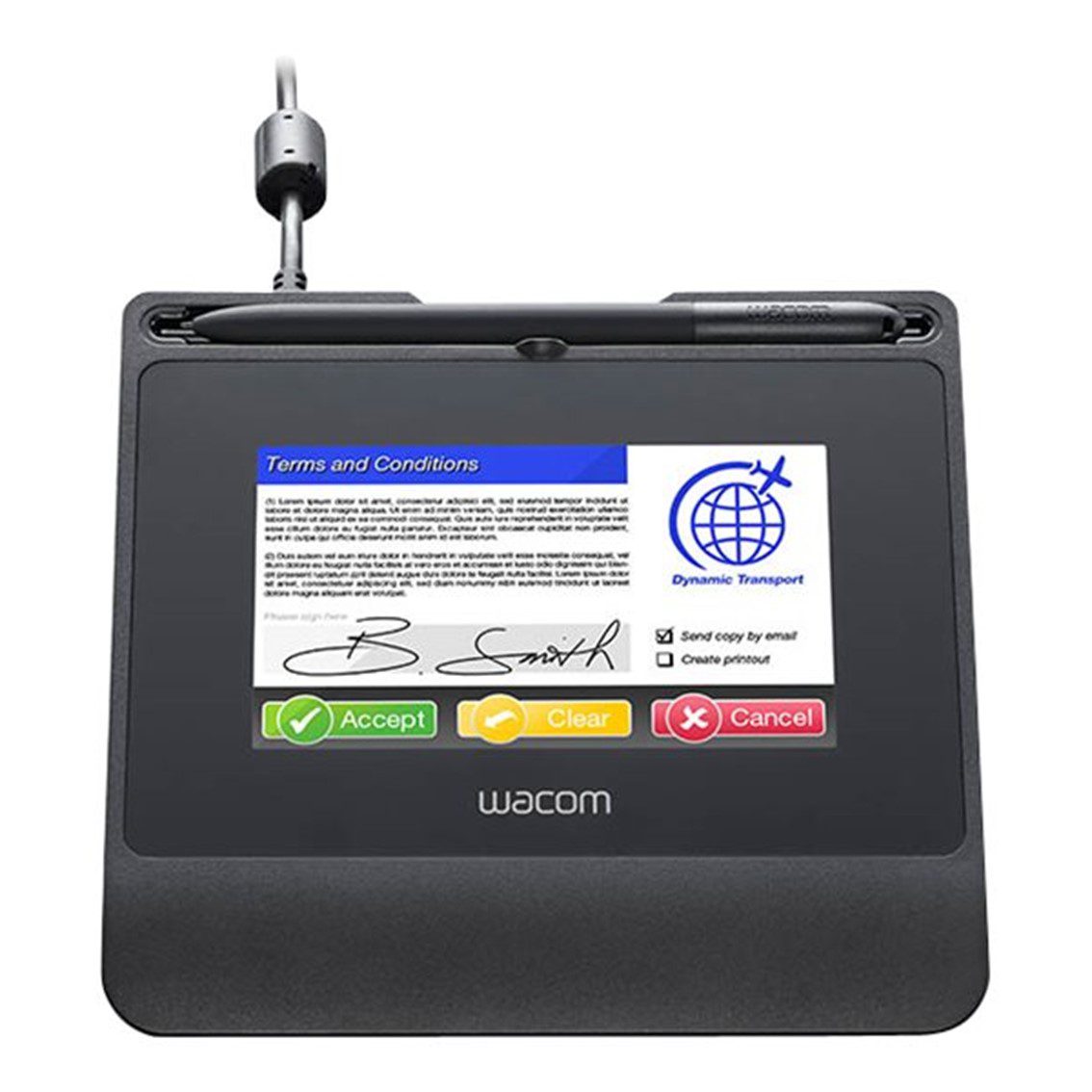 0753218988621 | P/N: STU-540 | Cod. Artículo: MGS0000017312 Digitalizador de firma wacom stu - 540 5 pulgadas