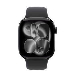 195950468625 | P/N: MF834QL/A | Cod. Artículo: DSP0000034413 Smartwatch apple watch s11 gps + cellular 42mm jet black aluminium case  black sport band -  s - m