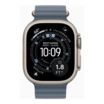 195950608823 | P/N: MEWH4QL/A | Cod. Artículo: DSP0000034431 Smartwatch apple watch ultra 3 gps + cellular 49mm natural titanium case  anchor blue ocean band