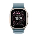 195950609219 | P/N: MEWP4QL/A | Cod. Artículo: DSP0000037026 Smartwatch apple watch ultra 3 gps + cellular 49mm natural titanium case blue alpine loop -  l