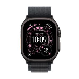 195950610123 | P/N: MF0Q4QL/A | Cod. Artículo: DSP0000037027 Smartwatch apple watch ultra 3 gps + cellular 49mm black titanium case black alpine loop - s