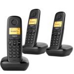 4250366851853 | P/N: L36852-H2802-D211 | Cod. Artículo: GIGASET-A170TBK Telefono fijo inalambrico gigaset a170 trio negro 50 numeros agenda -  10 tonos