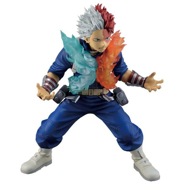 Figura ichibansho my hero academia masterlise shoto todoroki on top of happiness 20cm - Imagen 3
