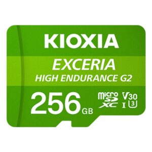 4582563859814 | P/N: LMHE2G256GG2 | Cod. Artículo: DSP0000037697 Tarjeta memoria micro sd kioxia 256gb exceria high endurance g2 uhs - i c10