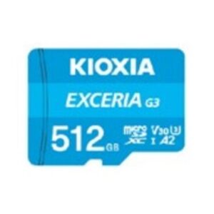 4582761160743 | P/N: LMEX3L512GG2 | Cod. Artículo: DSP0000037626 Tarjeta memoria micro sd kioxia 512gb exceria g3