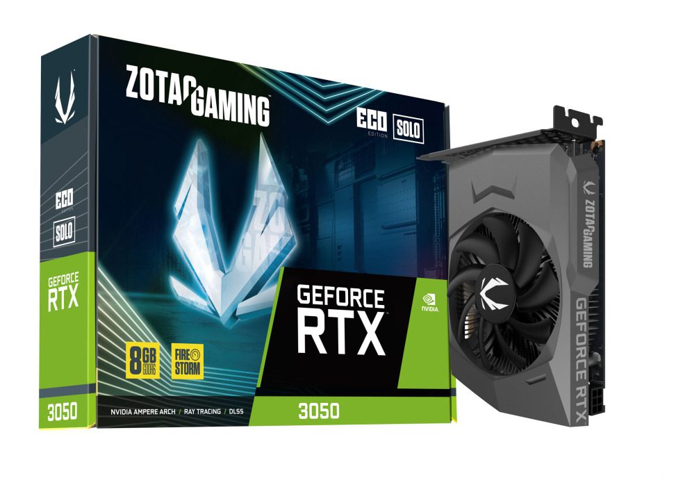4895173627774 | P/N: ZT-A30500R-10L | Cod. Artículo: DSP0000029278 Tarjeta grafica zotac rtx 3050 eco solo 8gb gddr6