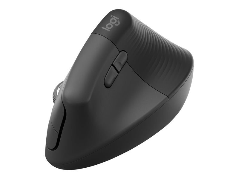 Mouse raton vertical logitech lift for business para zurdos 6 botones 4000 dpi wireless inalambrico grafito - Imagen 2