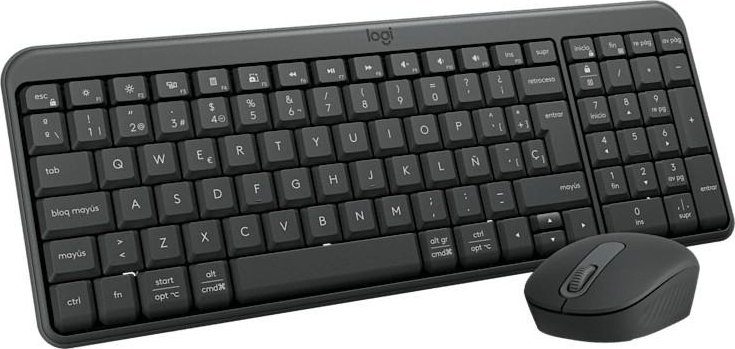 Teclado + mouse logitech mk250 inalambrico negro - Imagen 3