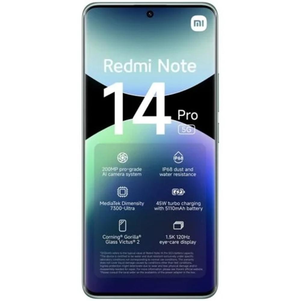 Movil xiaomi redmi note 14 pro 5g 8 - 256gb verde - Imagen 2