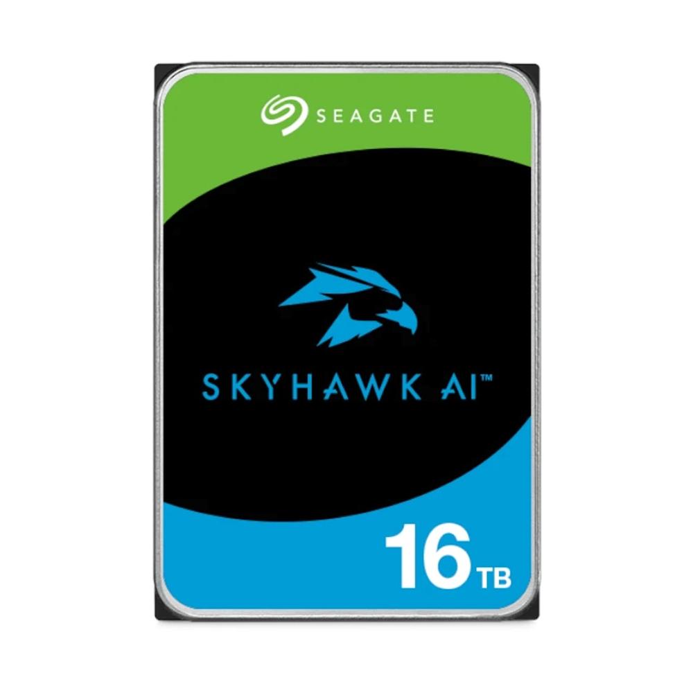 763649181904 | P/N: ST16000VE004 | Cod. Artículo: DSP0000028083 Disco duro interno hdd seagate skyhawk ai st16000ve004 16tb 3.5 pulgadas 256mb sata 6gb - s