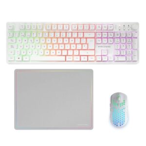 8435693111160 | P/N: MCPWXWES | Cod. Artículo: DSP0000035230 Teclado + raton mars gaming mcpwxwes rgb blanco