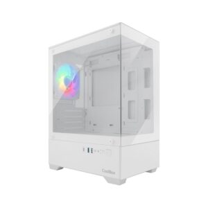 8436624420719 | P/N: COO-CHA-GM200W-0 | Cod. Artículo: MGS0000029435 Caja ordenador gaming coolbox gm200 vision lite matx argb cristal templado blanco