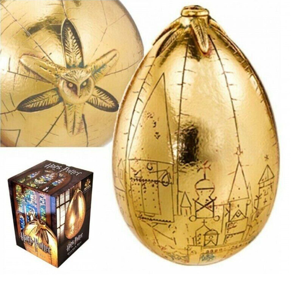 Réplica the noble collection harry potter huevo de oro - Imagen 2