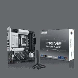ASUS PRIME B860M-A WIFI Intel B860 LGA 1851 (Socket V1) micro ATX 4711387806289 | P/N: 90MB1JY0-M0EAY0 | Ref. Artículo: 1392415