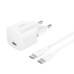 BELKIN 25W USBC PD WALL CHARGER & 1M PVC C-C