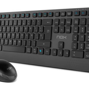 COMBO TECLADO-RATON NOX LITE DUO INALAMBRICO ES NEGRO 8436587976131 NXLITEDUOSP
