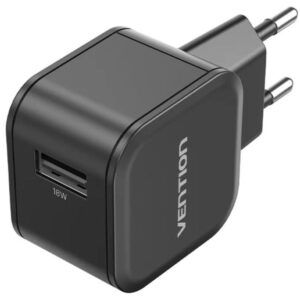 Cargador de Pared GaN Vention FEKB0-EU/ 1xUSB/ 18W 6922794776388 FEKB0-EU VEN-CARGA FEKB0-EU